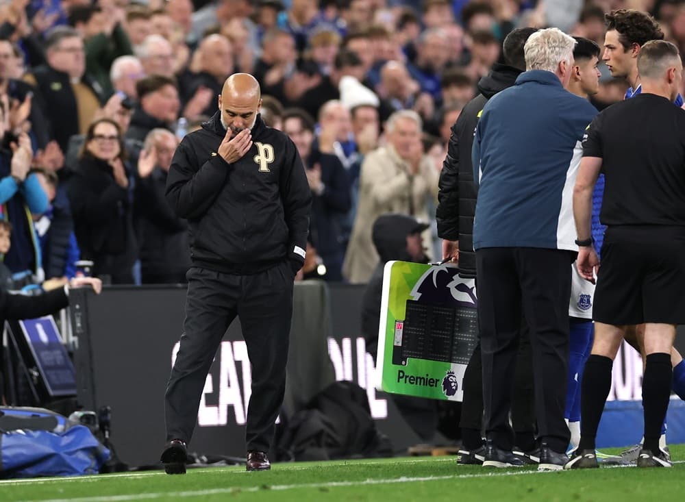 Guardiola makes title race admission after damaging Everton draw
