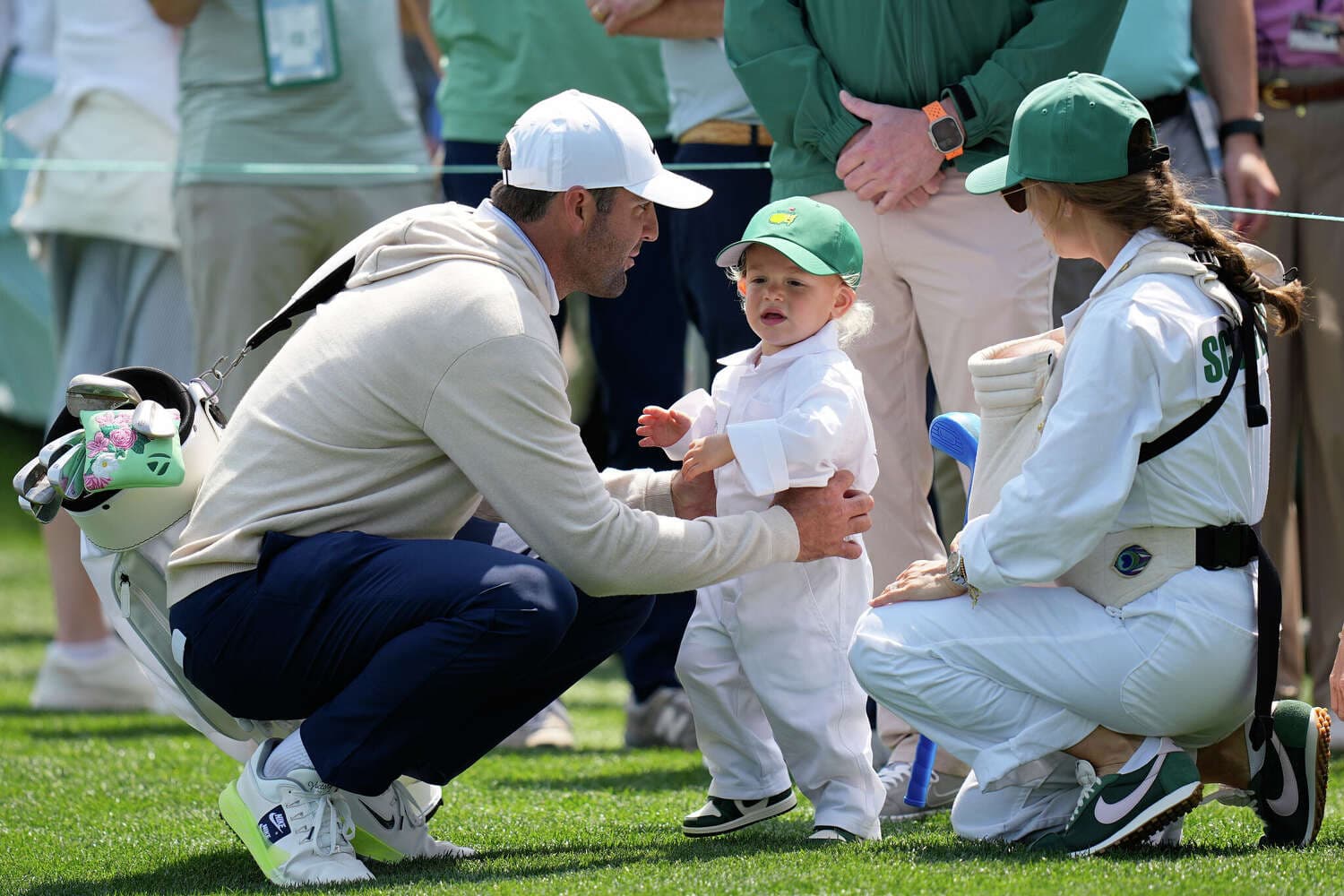 Photos: Scheffler, Spieth kids take center stage at Masters' par 3 contest