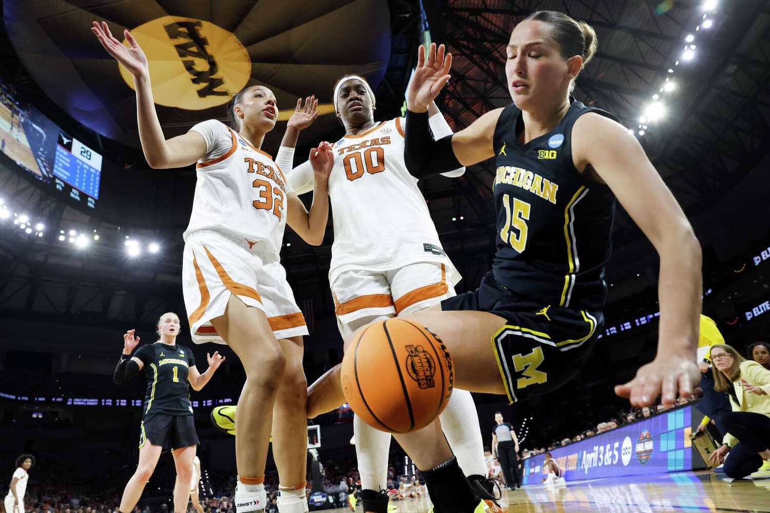 Texas rolls past Michigan in Fort Worth to book return trip to women's Final Four