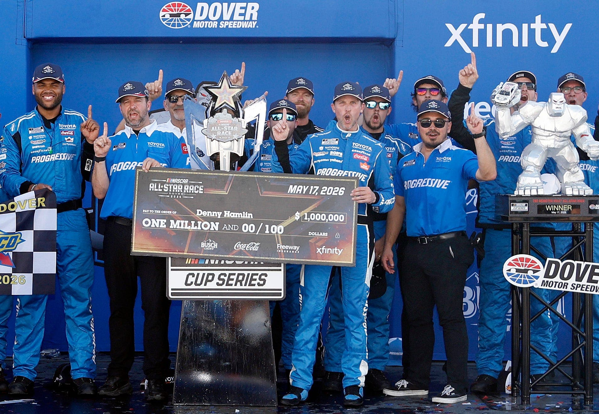 NASCAR 'All Star' win for Denny Hamlin felt familiar. New format sure to come