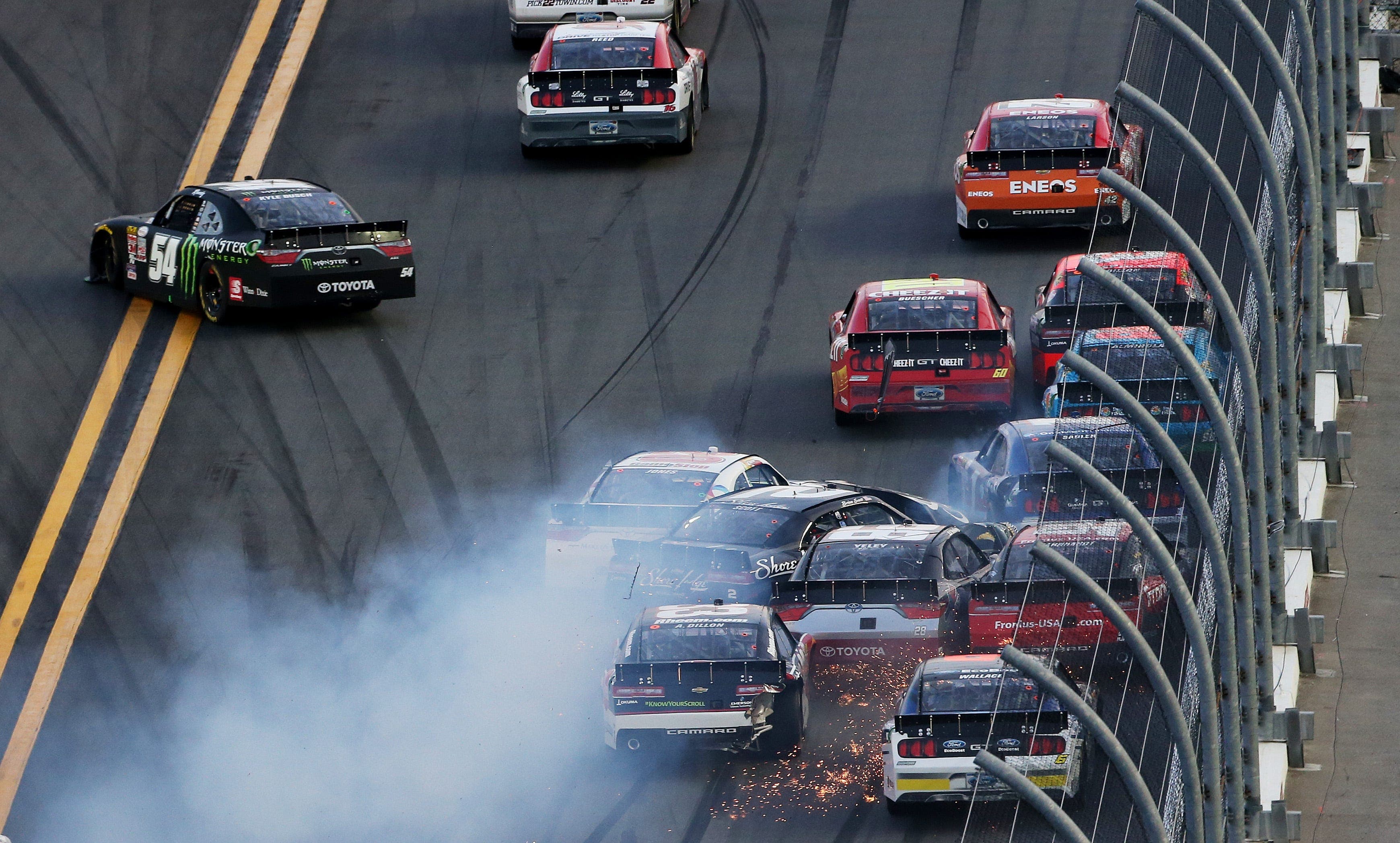 Kyle Busch's 2015 Daytona crash was a big impact that made a big impact on NASCAR