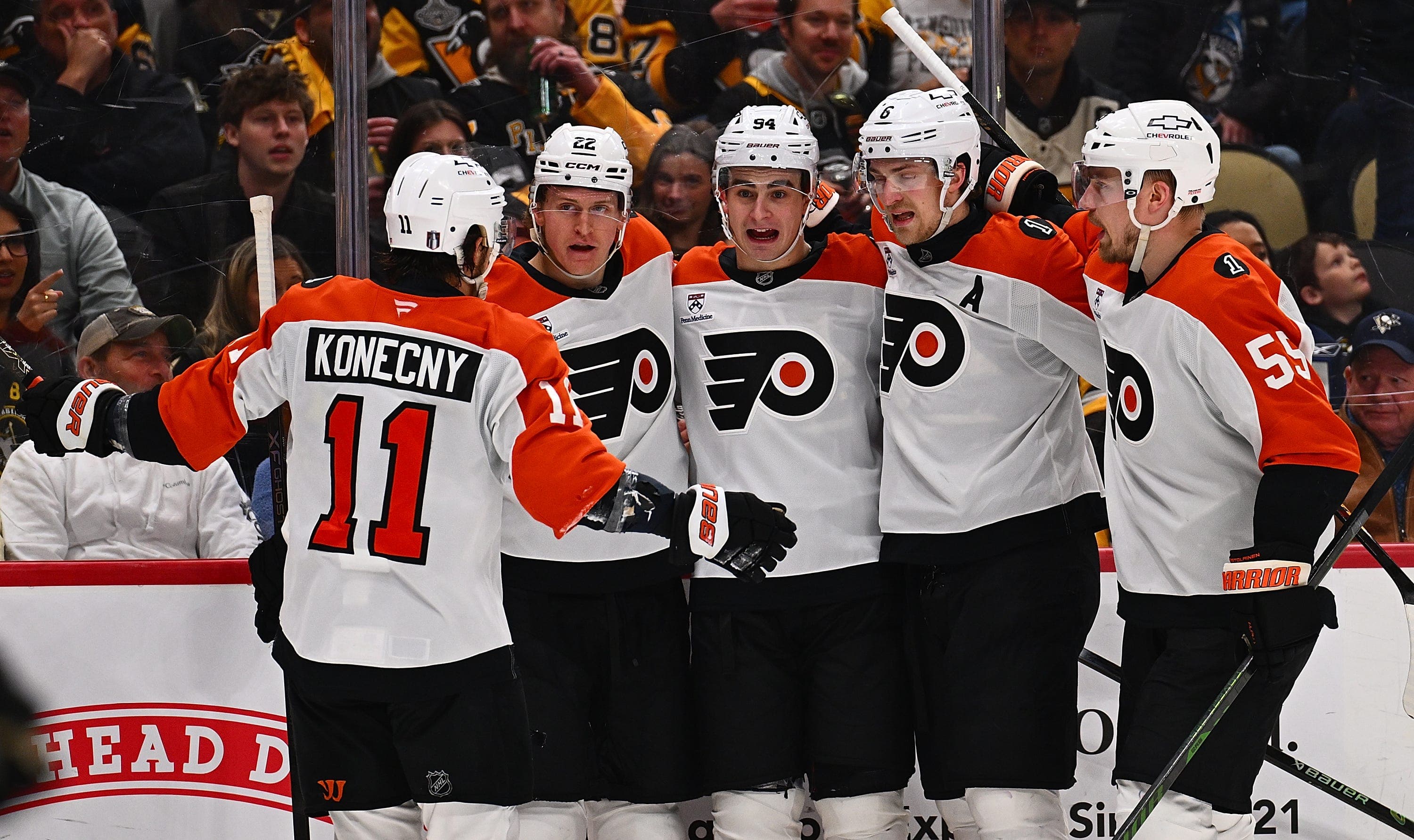 Did the Flyers win last night? Flyers game score vs Penguins in Game 2