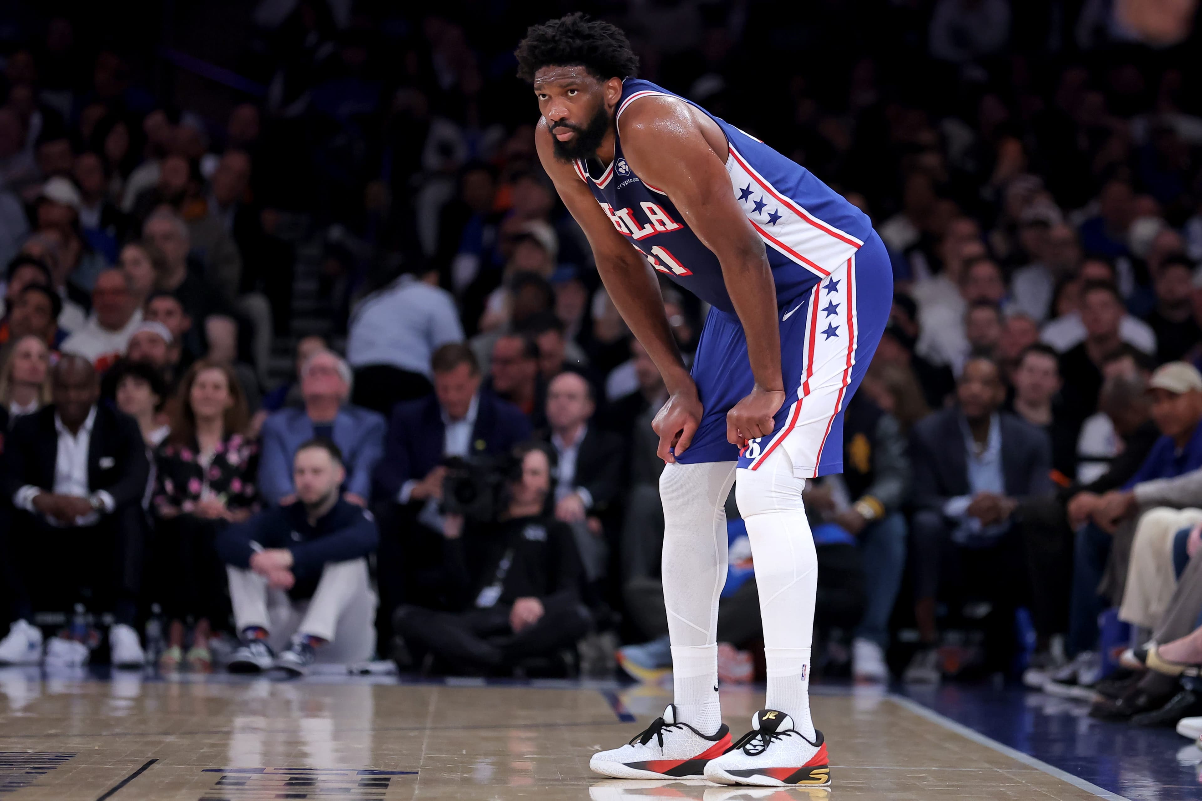 Joel Embiid ruled out for Game 2 of Sixers vs. Knicks. See why