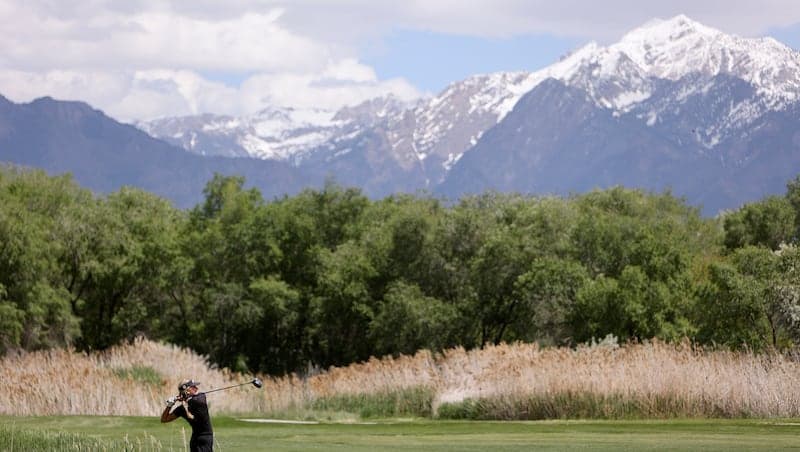 High school girls golf: Lone Peak leads Herriman by 1 stroke after tight opening round of 6A state tournament