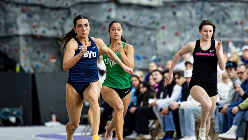 This BYU sprinter almost called it quits — then became a school record holder