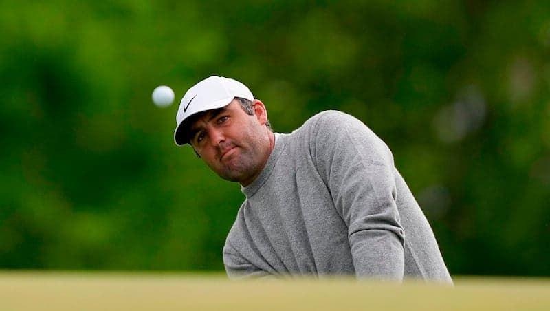 PGA Championship: Scottie Scheffler, 6 others share first-round lead at Aronimink Golf Club