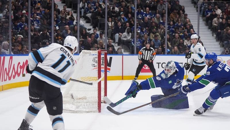 Mammoth’s Dylan Guenther makes Canucks regret trading his draft pick all over again