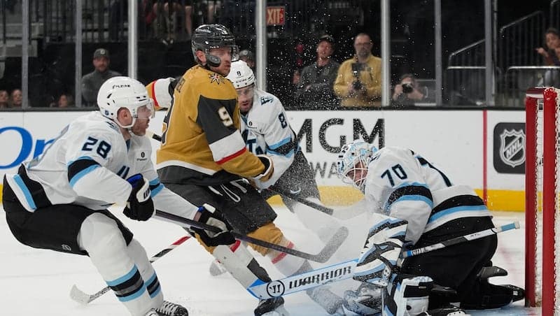 Mammoth blank Golden Knights, inching closer to first playoff berth