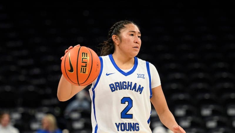 Sydney Benally’s record-setting night carries BYU to blowout win over Alabama A&M in WBIT first round