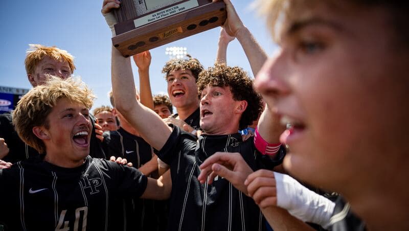 High school boys soccer: Hat trick hero Patrick Stevenson leads Lone Peak to 6A state championship