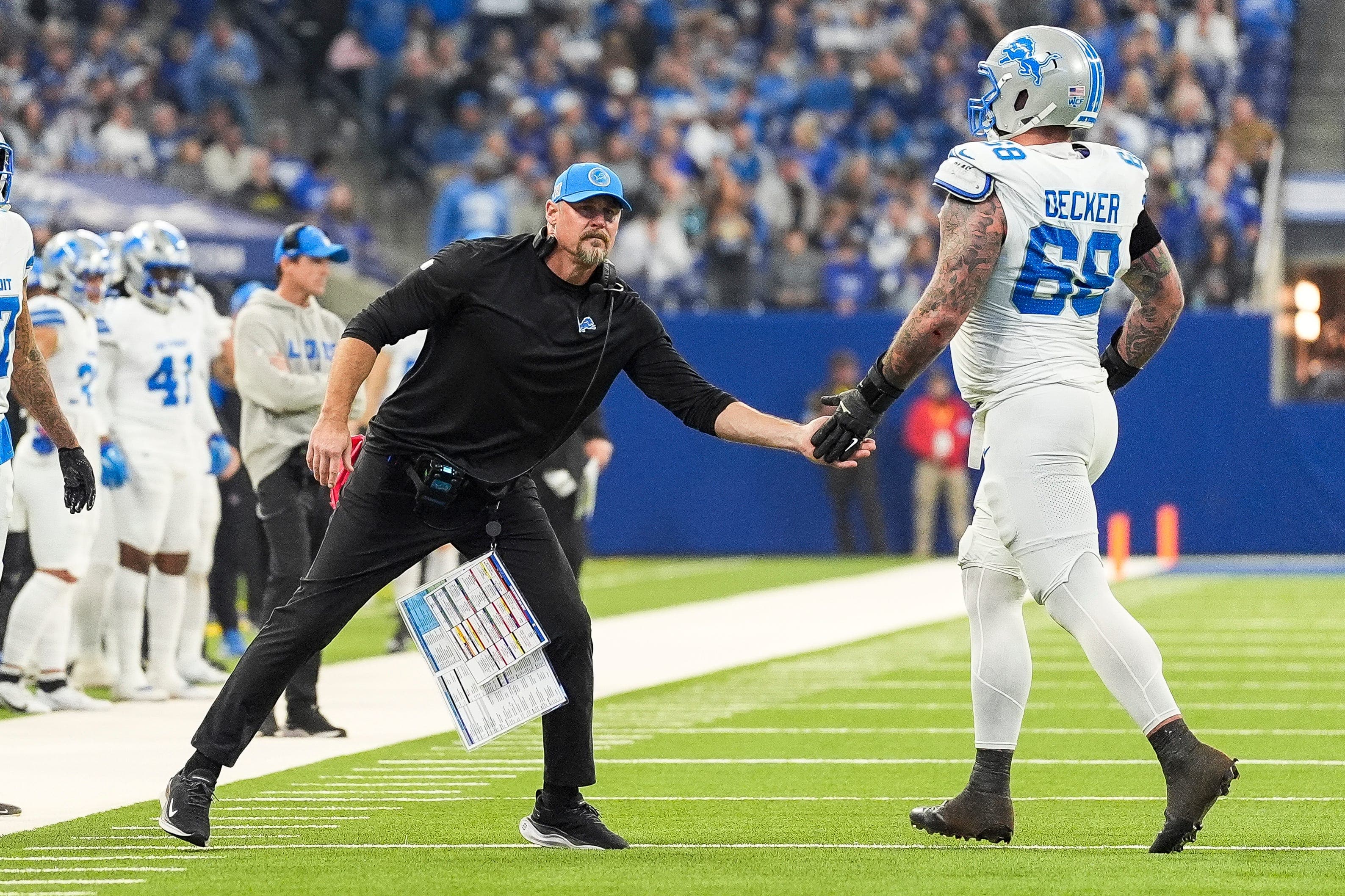 Lions' Dan Campbell: Taylor Decker's release allowed us to sign 3 players
