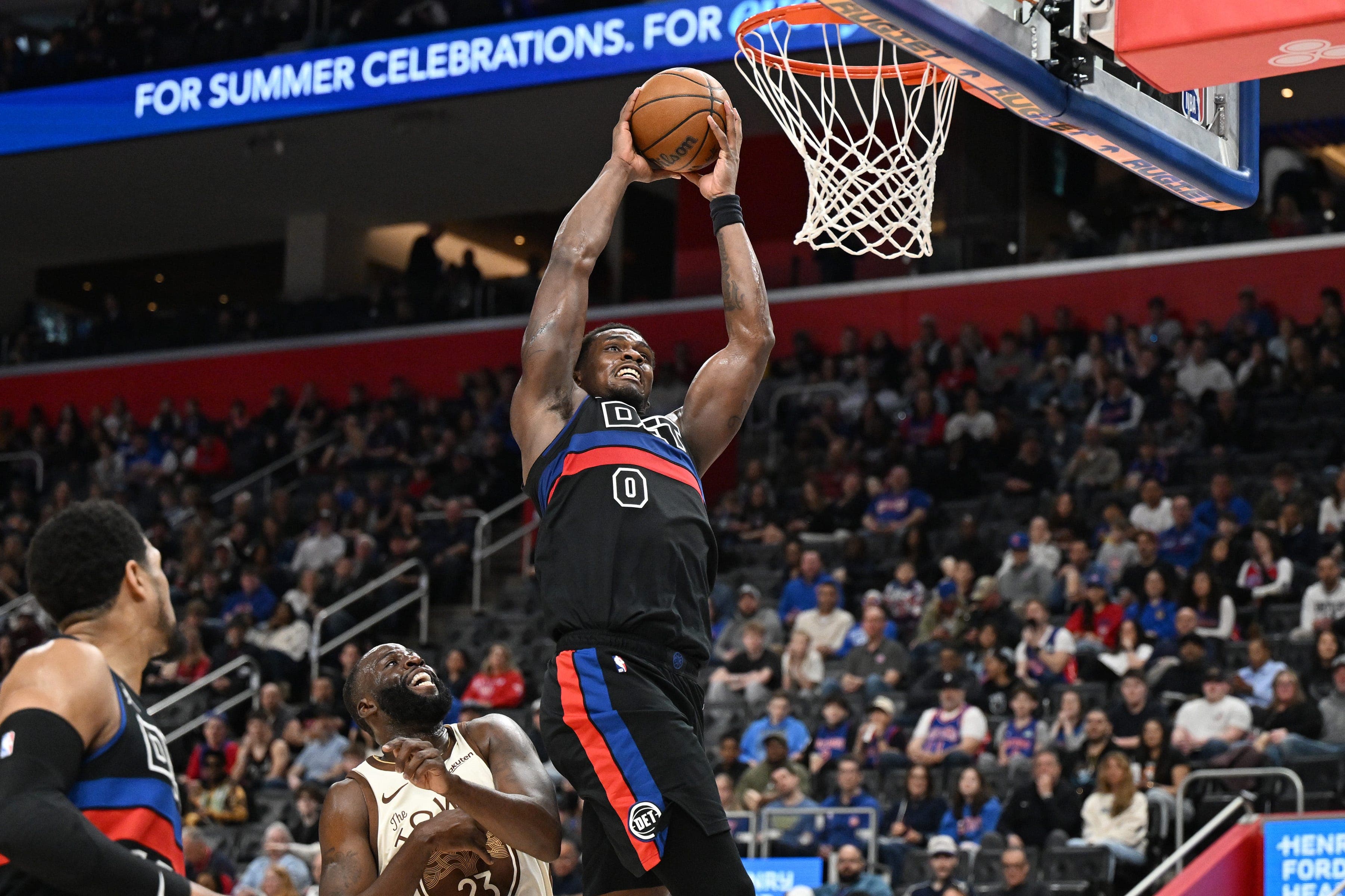 Jalen Duren, Daniss Jenkins pick up Detroit Pistons in win vs Warriors