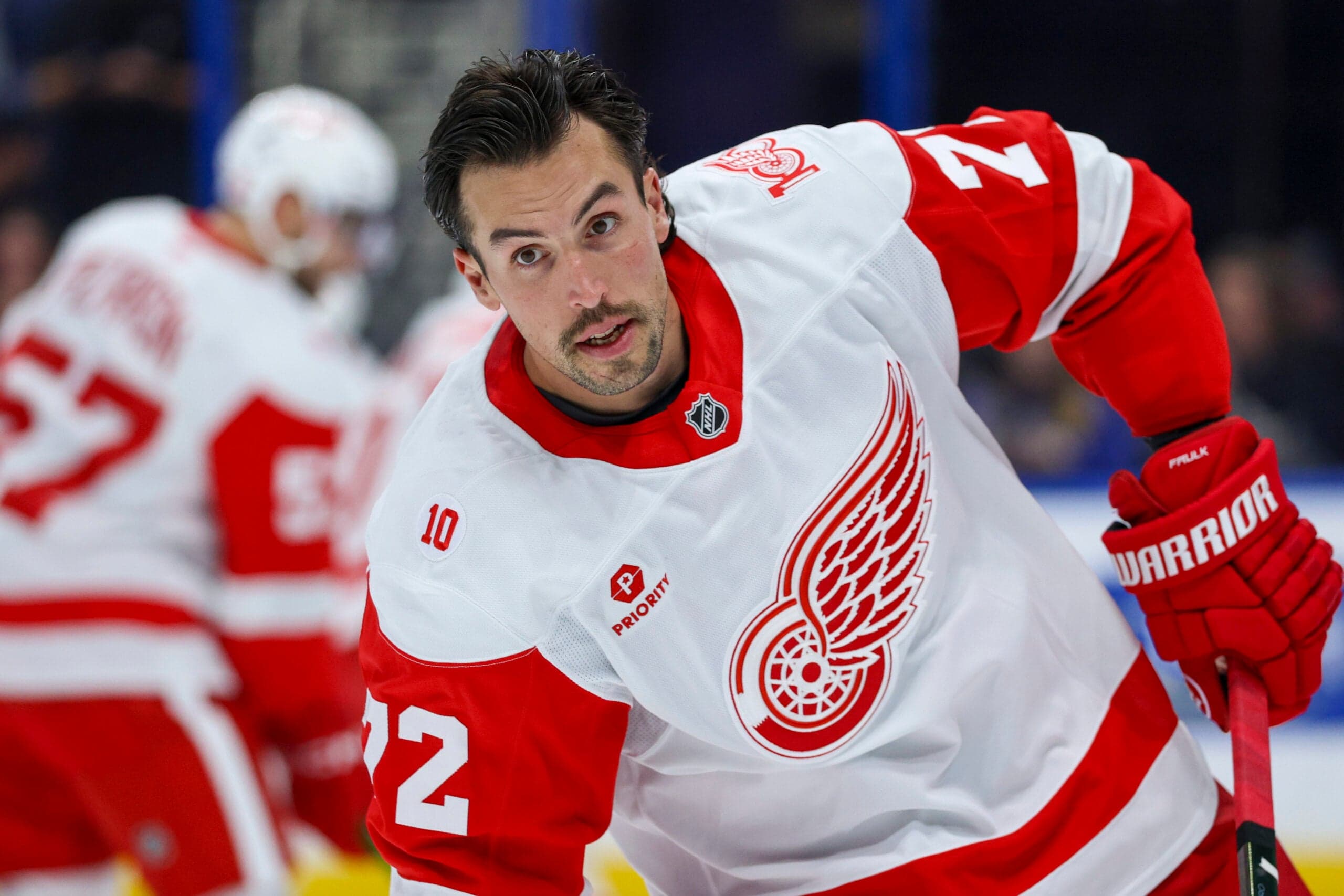 Faulk Sees Both Promise and Problems With Red Wings