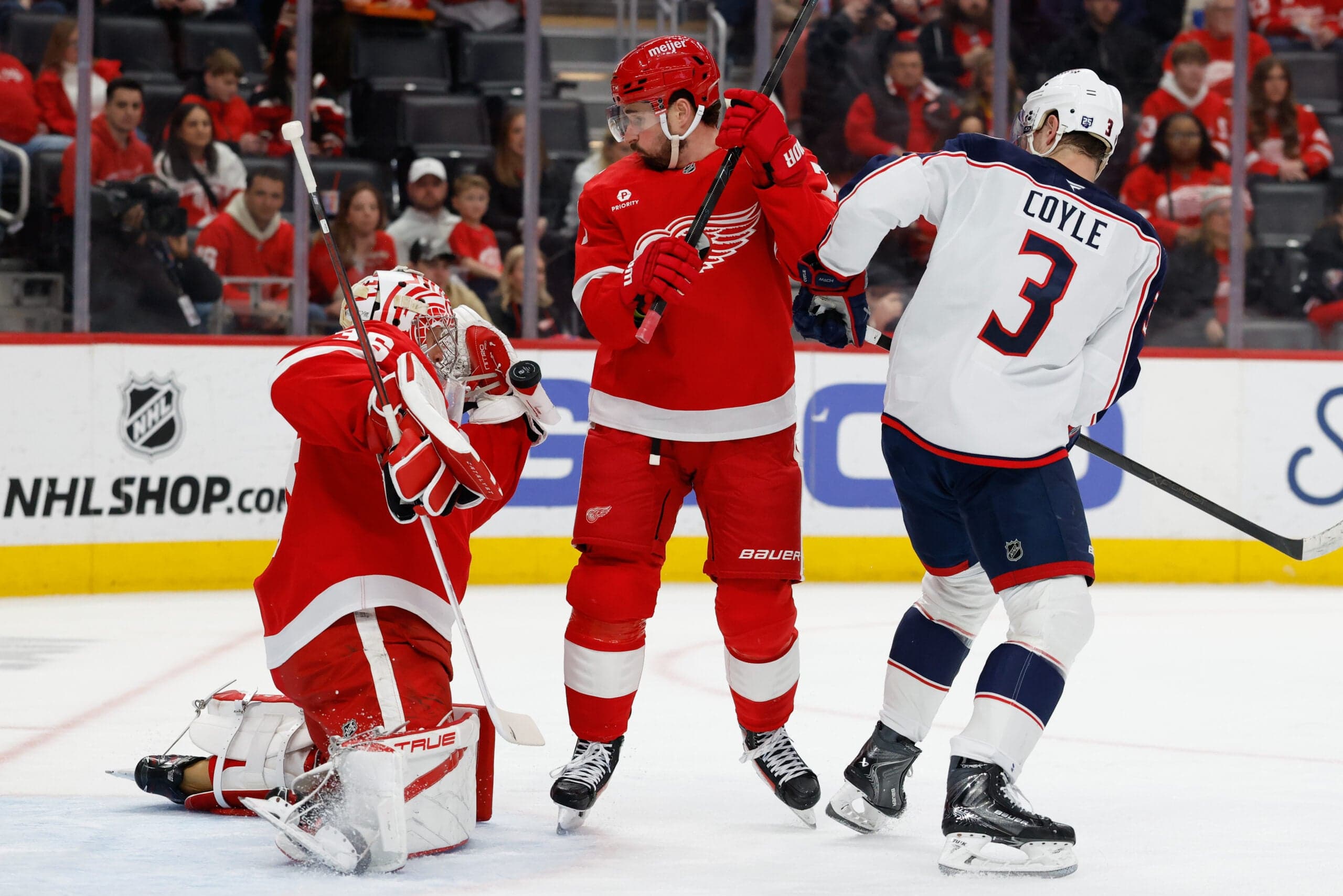 Red Wings Drop the Ball Against Blue Jackets