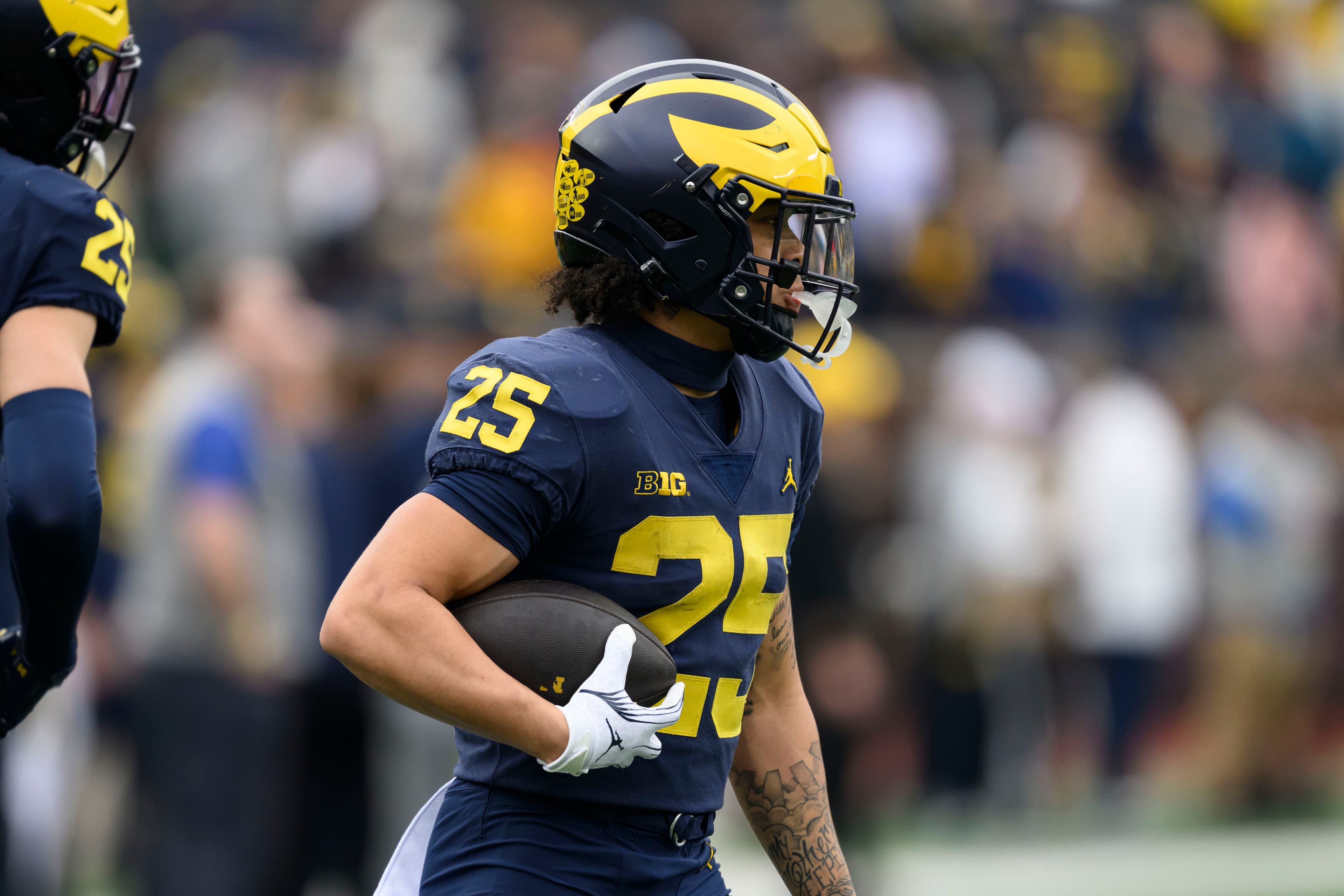 Michigan running back Micah Ka’apana out for season with injury