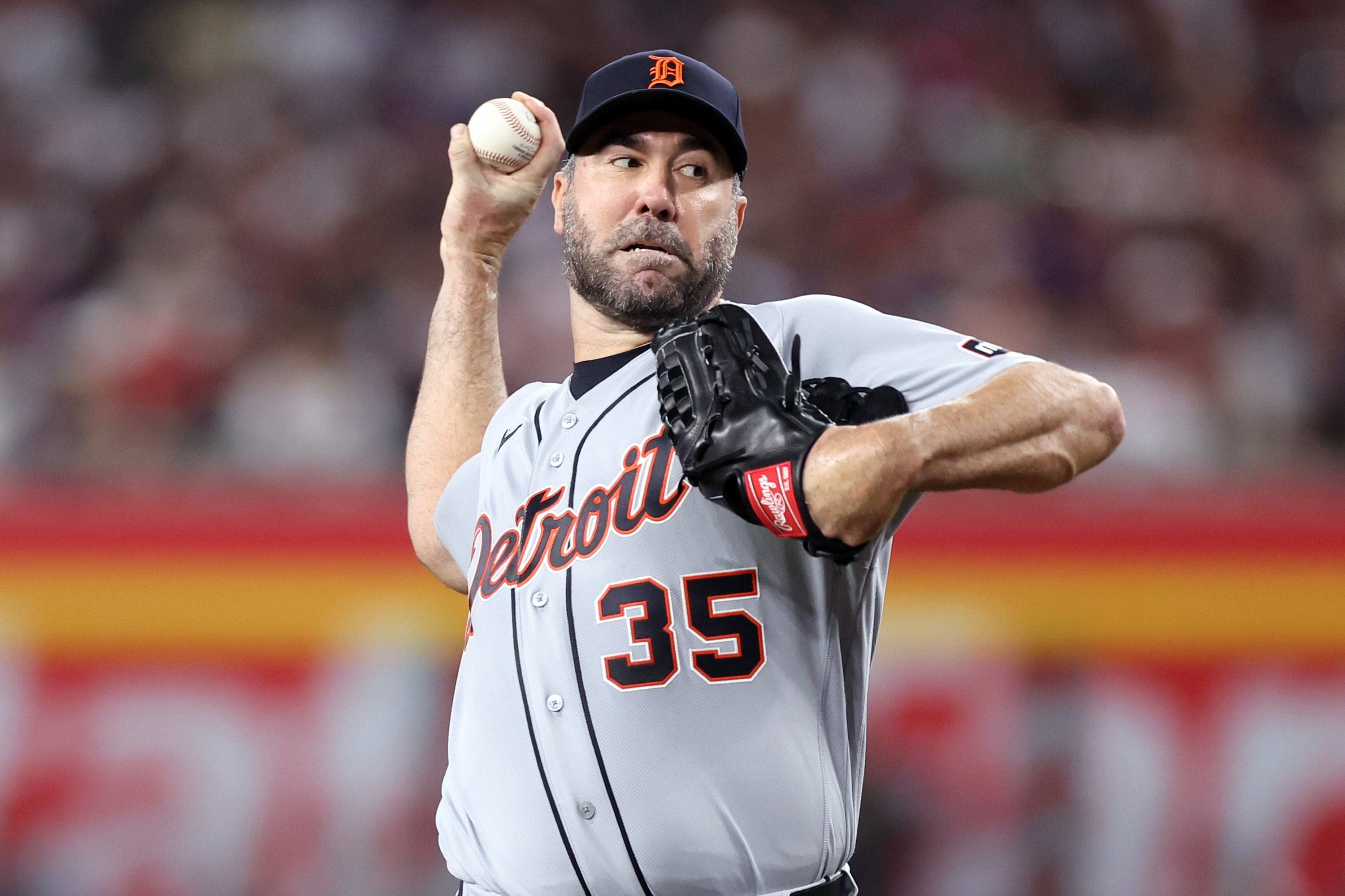 Tigers pitcher Justin Verlander reports progress after latest bullpen session