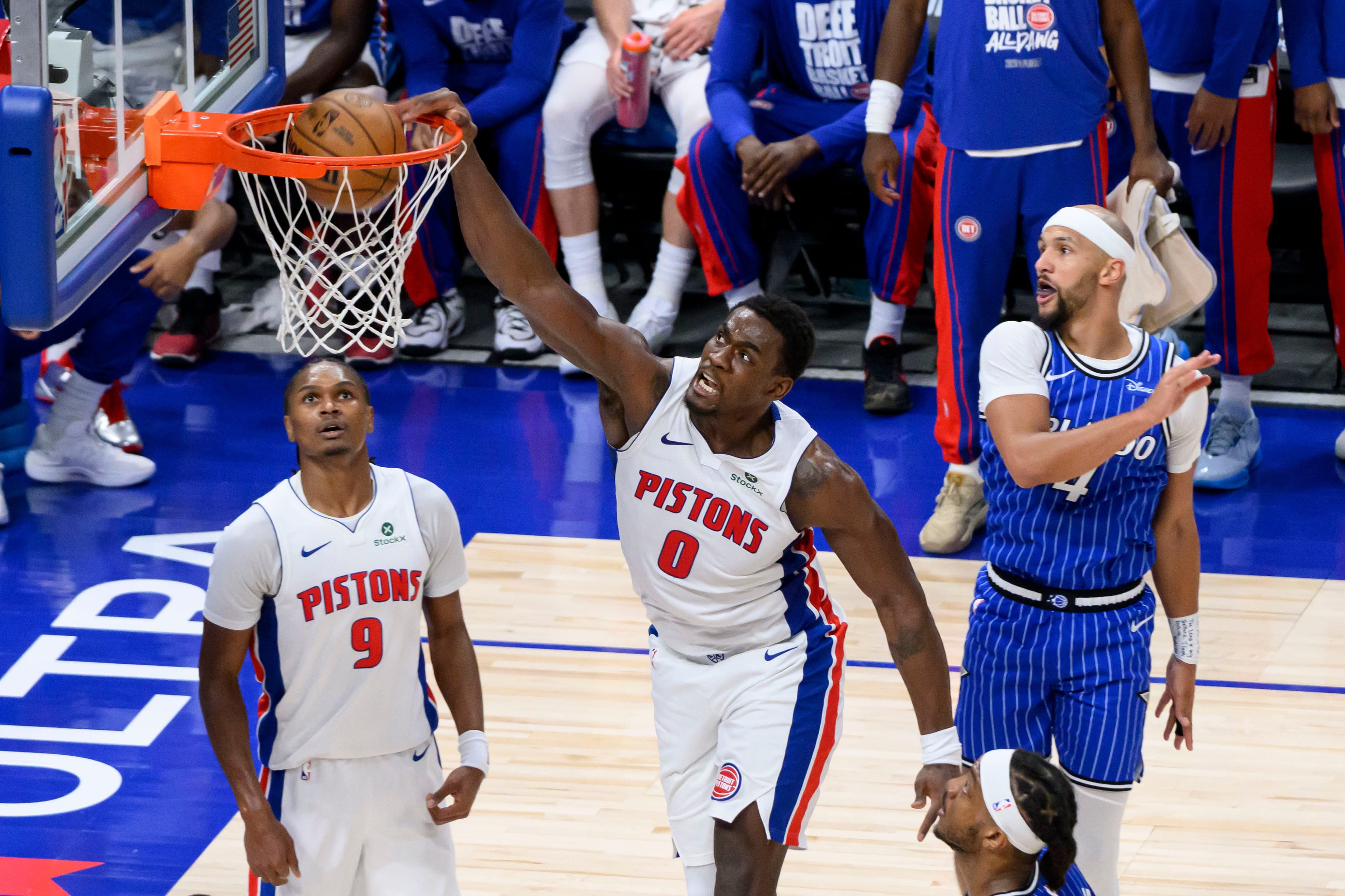 Detroit Pistons' Jalen Duren finds ways to be productive during postseason
