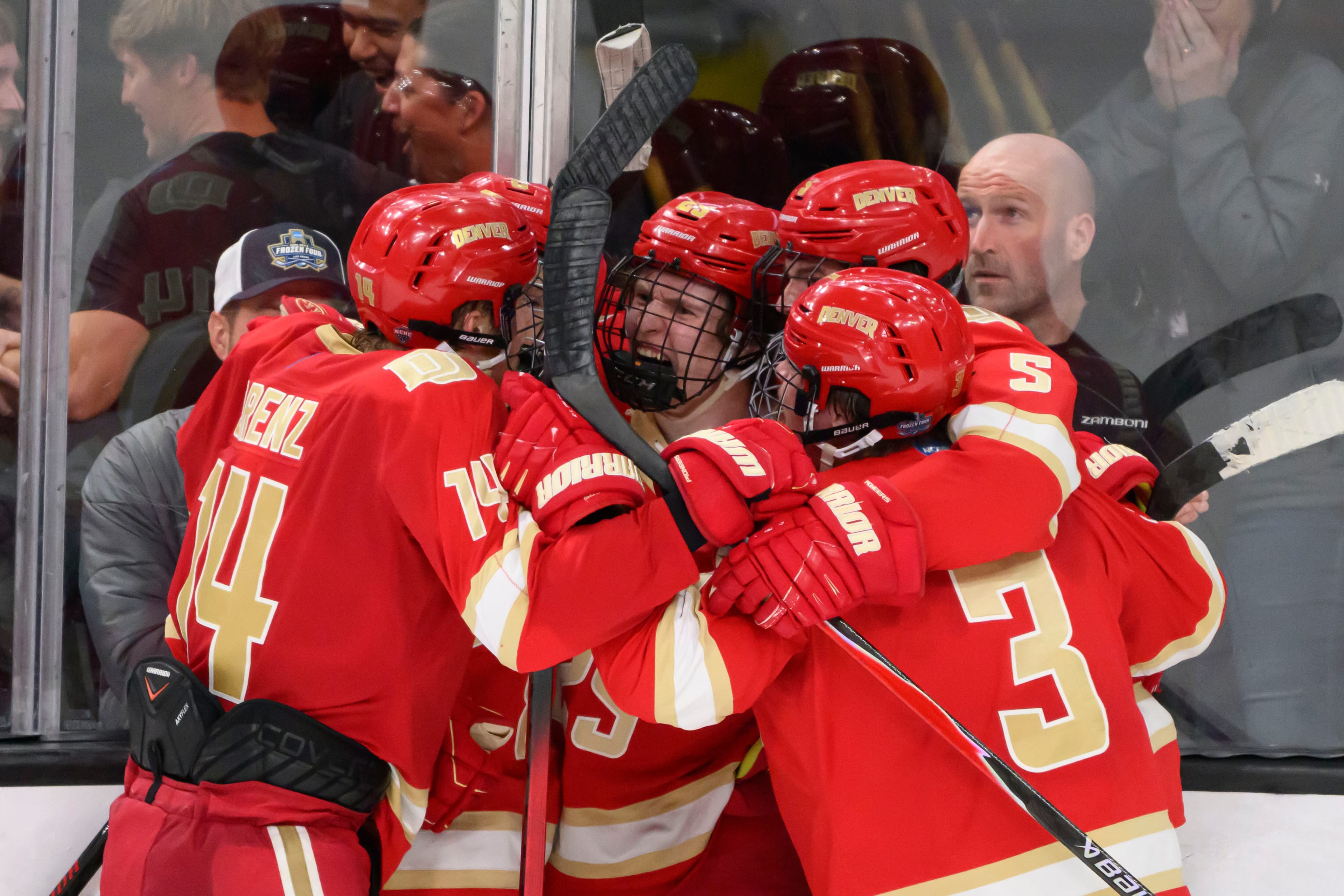 Denver knocks Michigan out of Frozen Four in double overtime