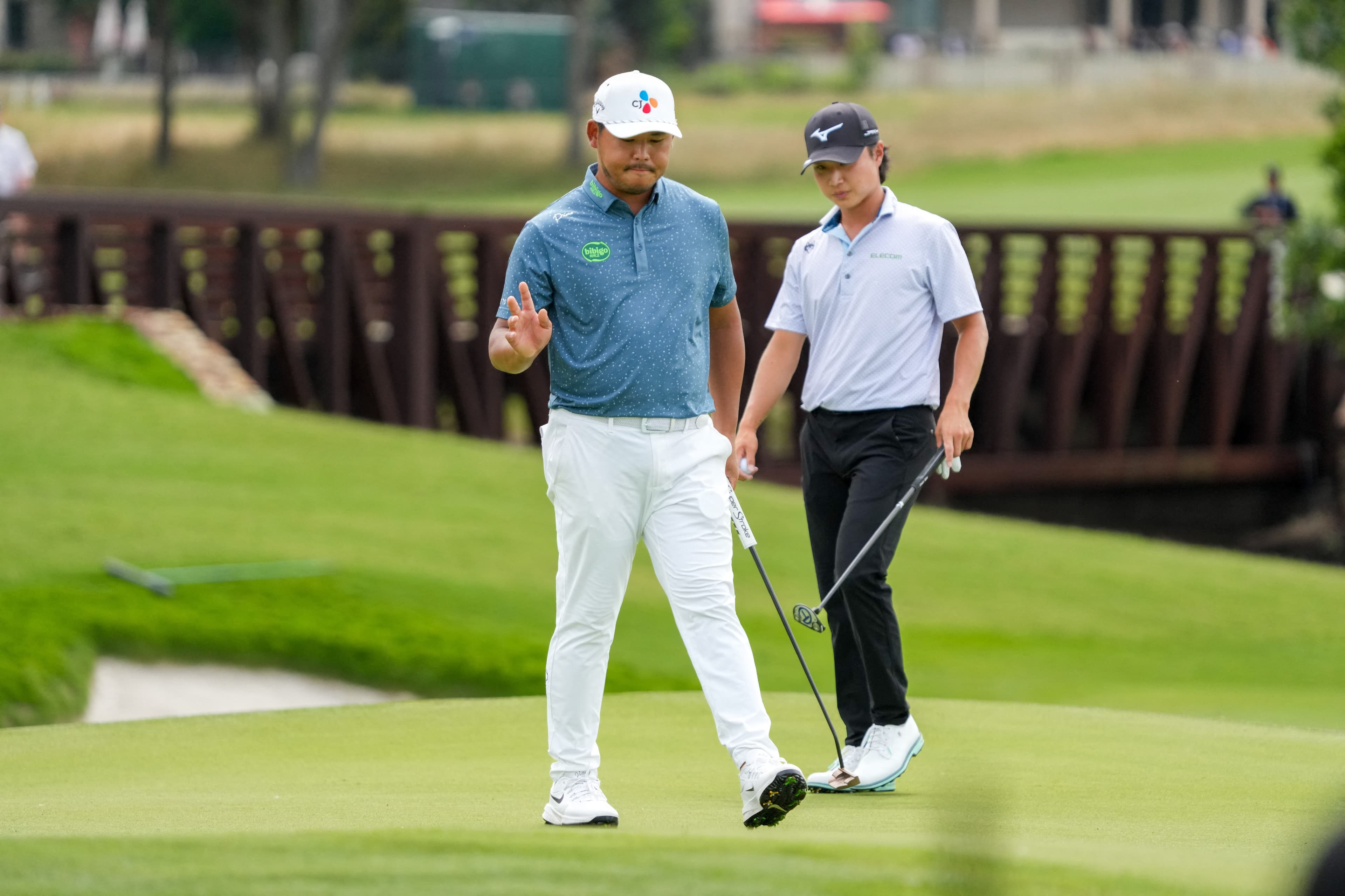 Golf roundup: Si Woo Kim keeps CJ Cup Byron Nelson lead