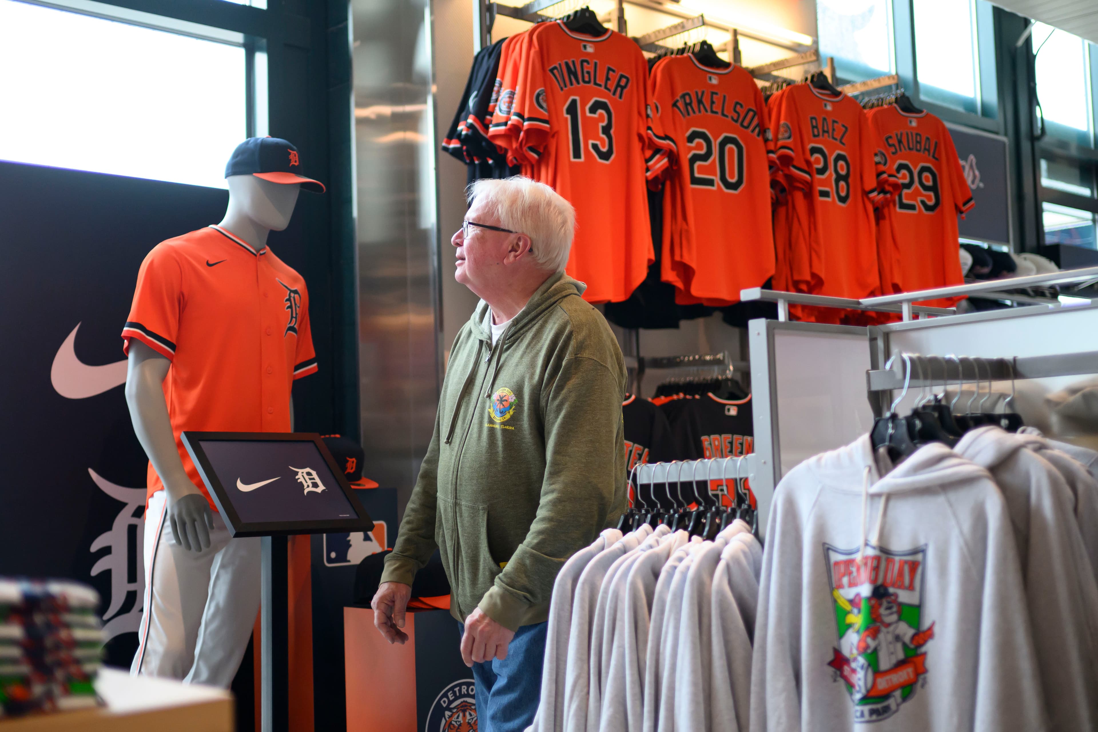 Detroit Tigers fans scoop up latest merch ahead of Opening Day