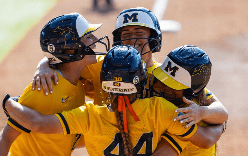 Michigan softball wins twice to remain alive in NCAA Tournament