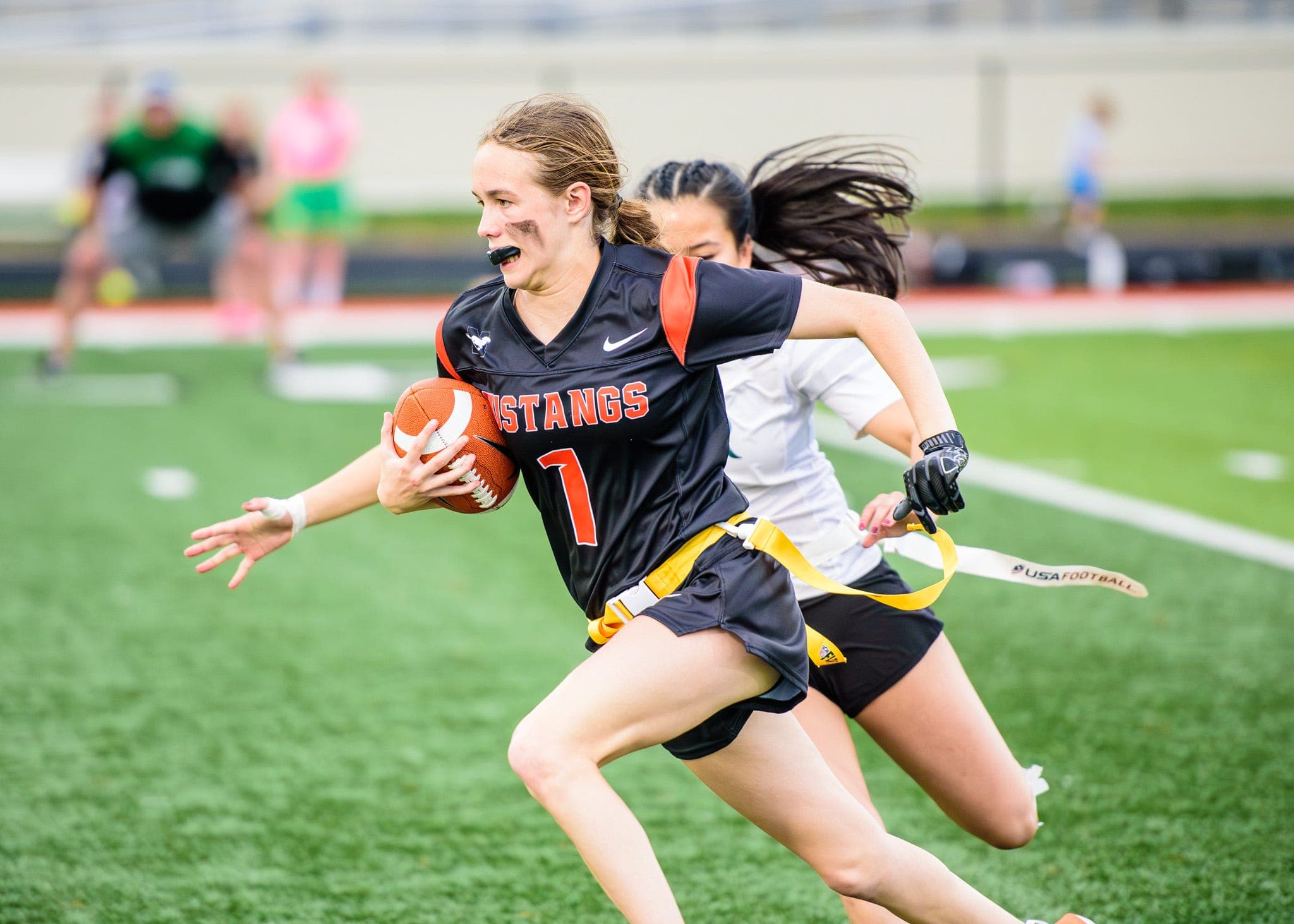 Northville girls flag football downs FGR, awaits playoff fate