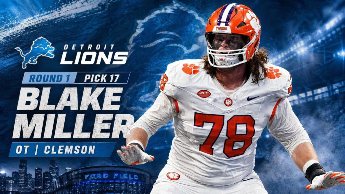 Projecting Blake Miller’s Rookie Season: What will the Lions’ No. 17 Pick accomplish in year one?