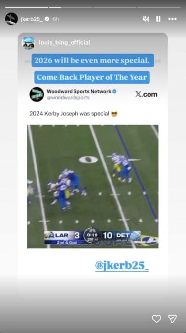 New Headline: Kerby Joseph Elevates Pro Bowl Benchmarks, Defying Expectations