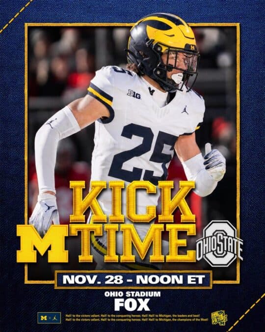 Michigan vs. Ohio State 2026: Date, Time Announced for ‘The Game’