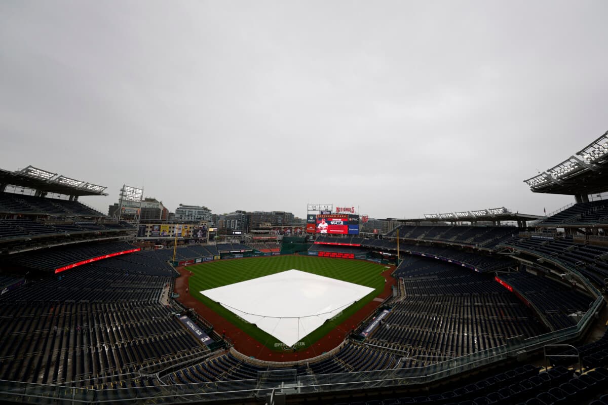 Dodgers vs. Nationals Start Time Revealed Following Rain Delay