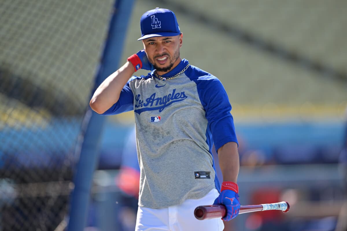 Dodgers News: Mookie Betts Out of Thursday’s Lineup Against Giants
