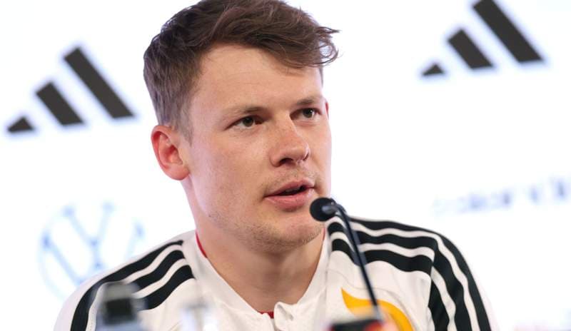 Nübel in goal and workload management for Germany against Ghana