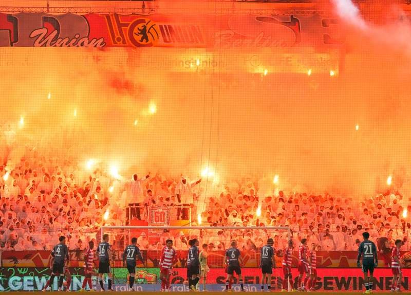 Union Berlin hit with big fine over pyrotechnics use by fans