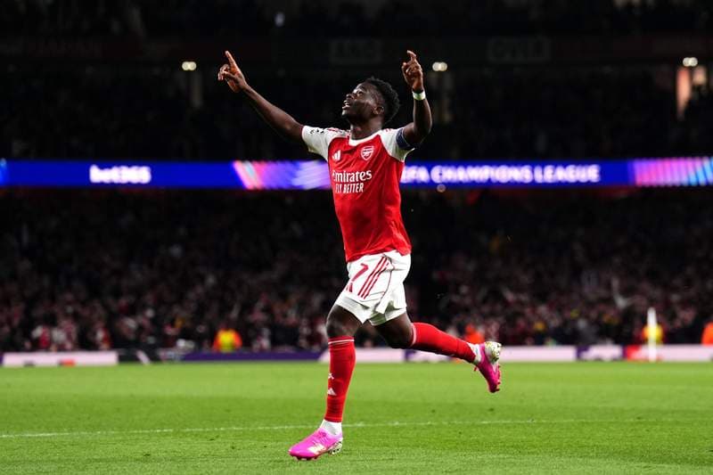 Saka puts Arsenal into Champions League final as Atlético toil
