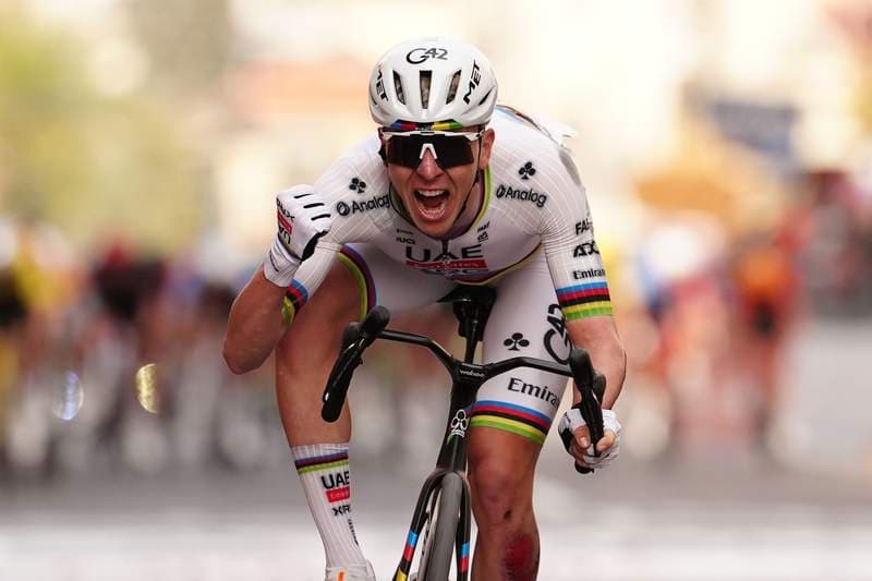Pogačar wins Tour of Flanders ahead of Van der Poel