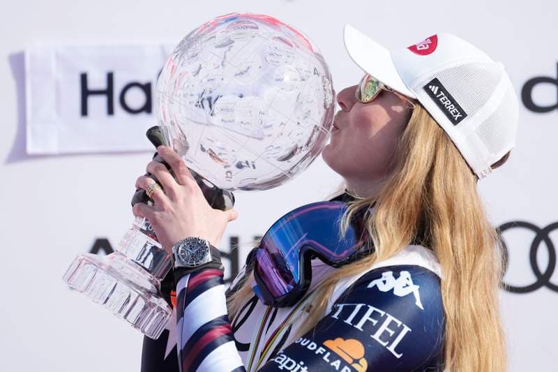 Shiffrin claims record-tying sixth title; last globe for McGrath