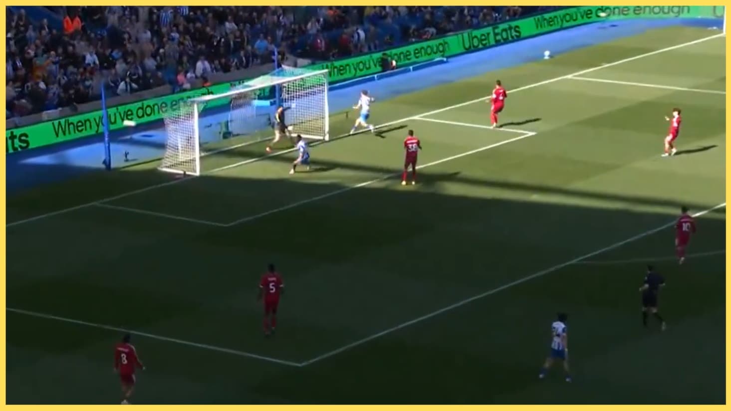 Sky reporter accuses Liverpool player of ‘sleeping’ in crucial moment against Brighton