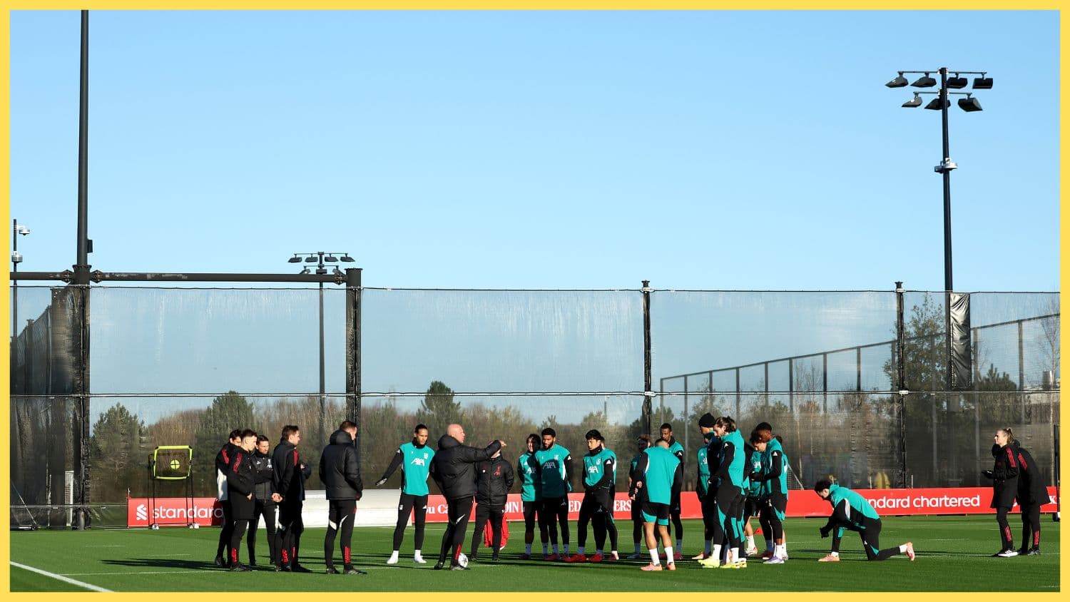Injured Liverpool man spotted smiling at Kirkby training session
