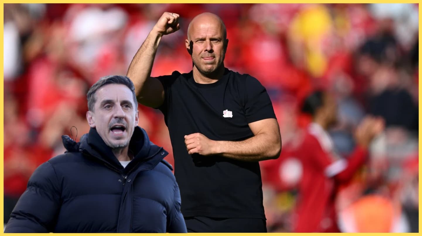 Gary Neville gives very early 2026/27 prediction for Liverpool as Arne Slot backed to stay put