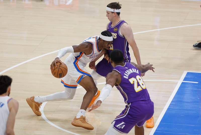 “Bigger Flopper Than Shai Gilgeous-Alexander”: Austin Reaves Under Fire After Drawing Flagrant on Thunder Star