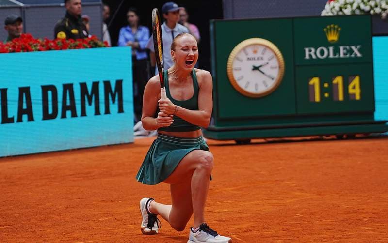 Anastasia Potapova Breaks Down in Tears After Setting Up Historic Feat as Lucky Loser in Madrid