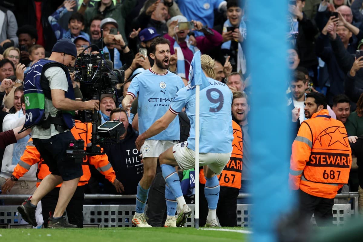 One moment on a famous night against Real Madrid perfectly sums up three Manchester City legends