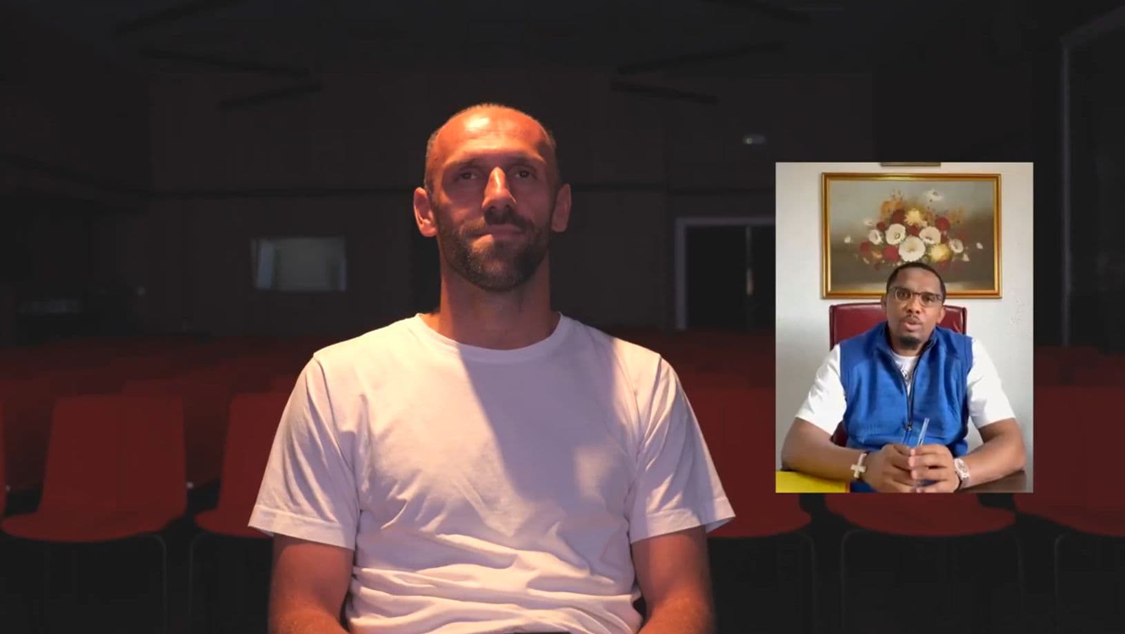 VIDEO: Samuel Eto’o congratulates Vedat Muriqi after surpassing RCD Mallorca goal record