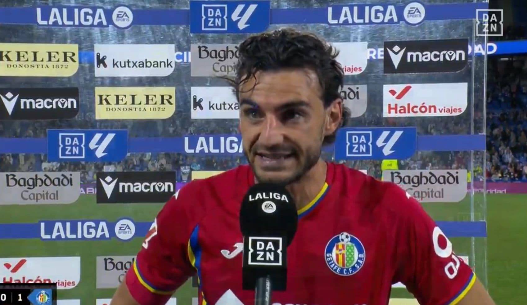 Mikel Oyarzabal visits Getafe dressing room after Juan Iglesias partner accusations