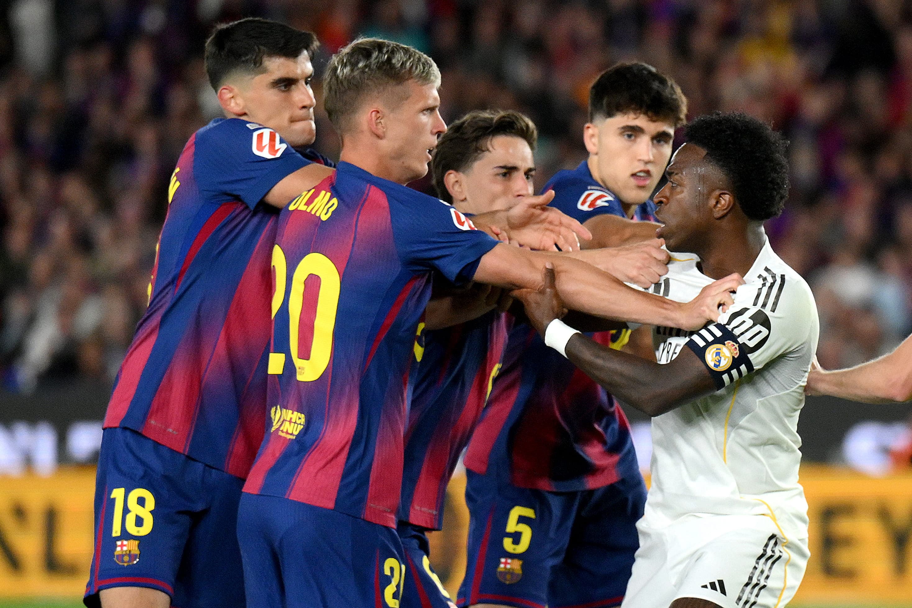 Barcelona players react to El Clasico victory and La Liga title win – “I told Vinicius to shut up”