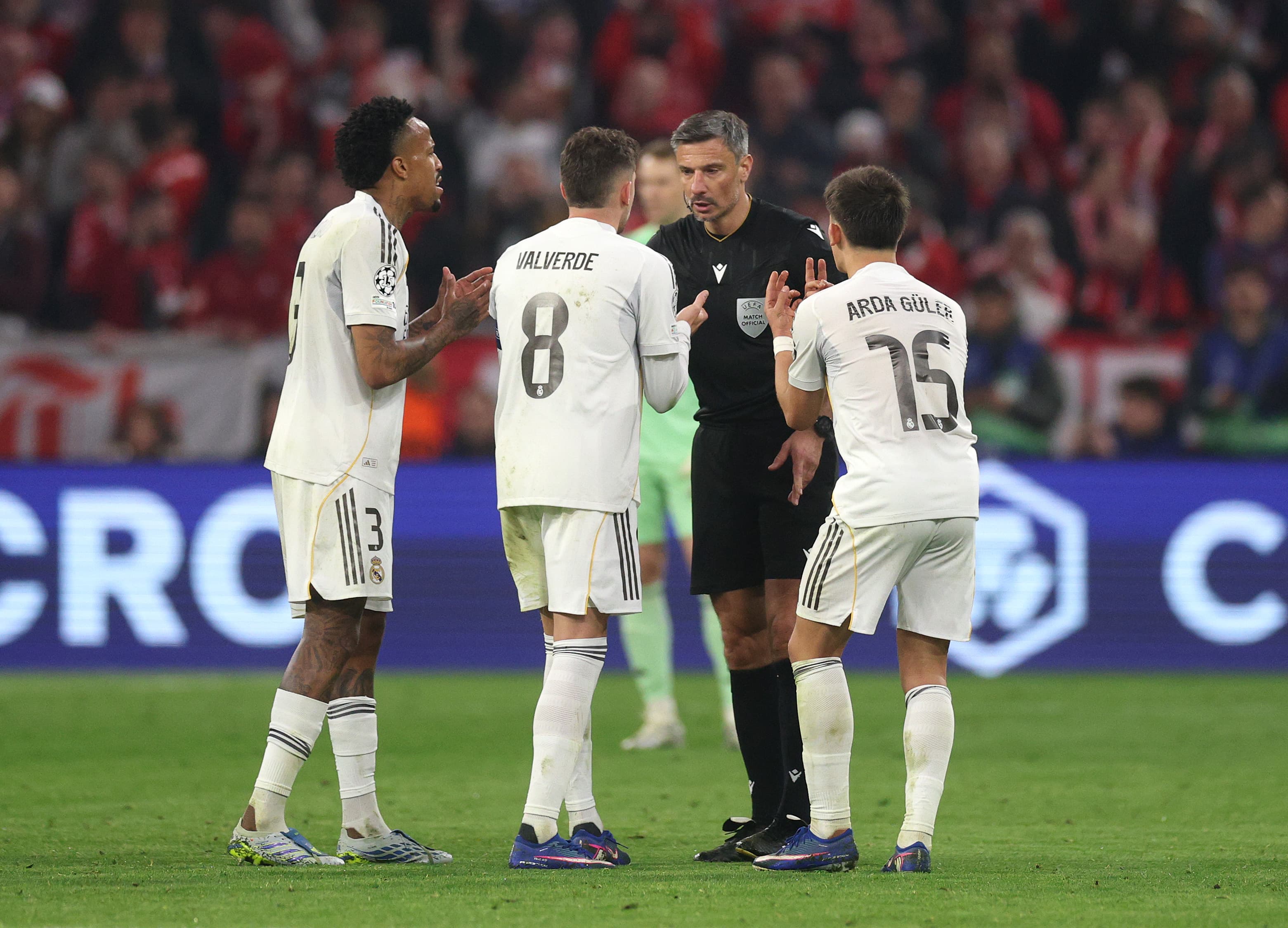 Real Madrid players slam referee after controversial red card during Bayern Munich defeat – “It’s your f****** fault”