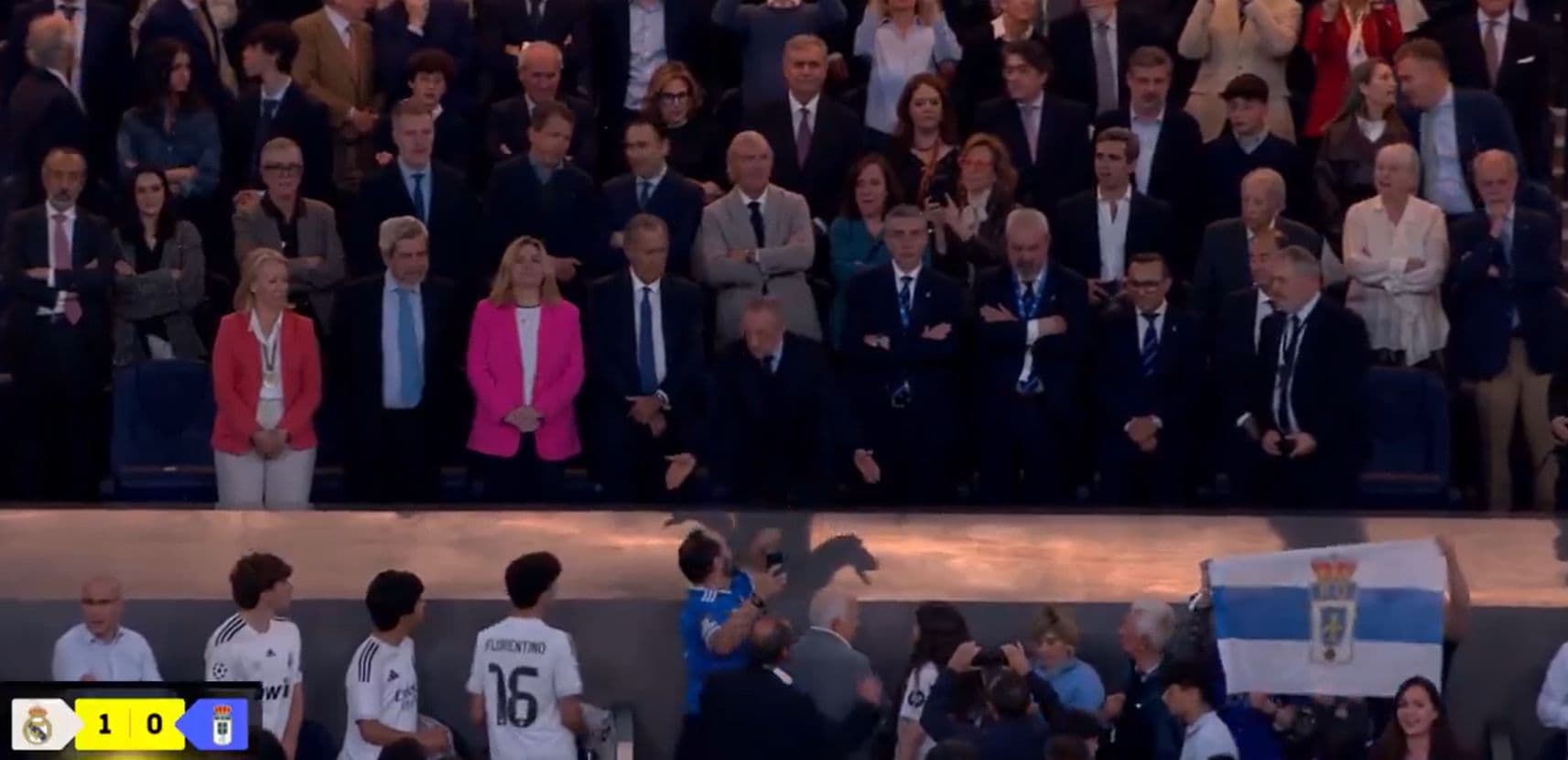 VIDEO: Real Madrid President Florentino Perez gets into argument with fan
