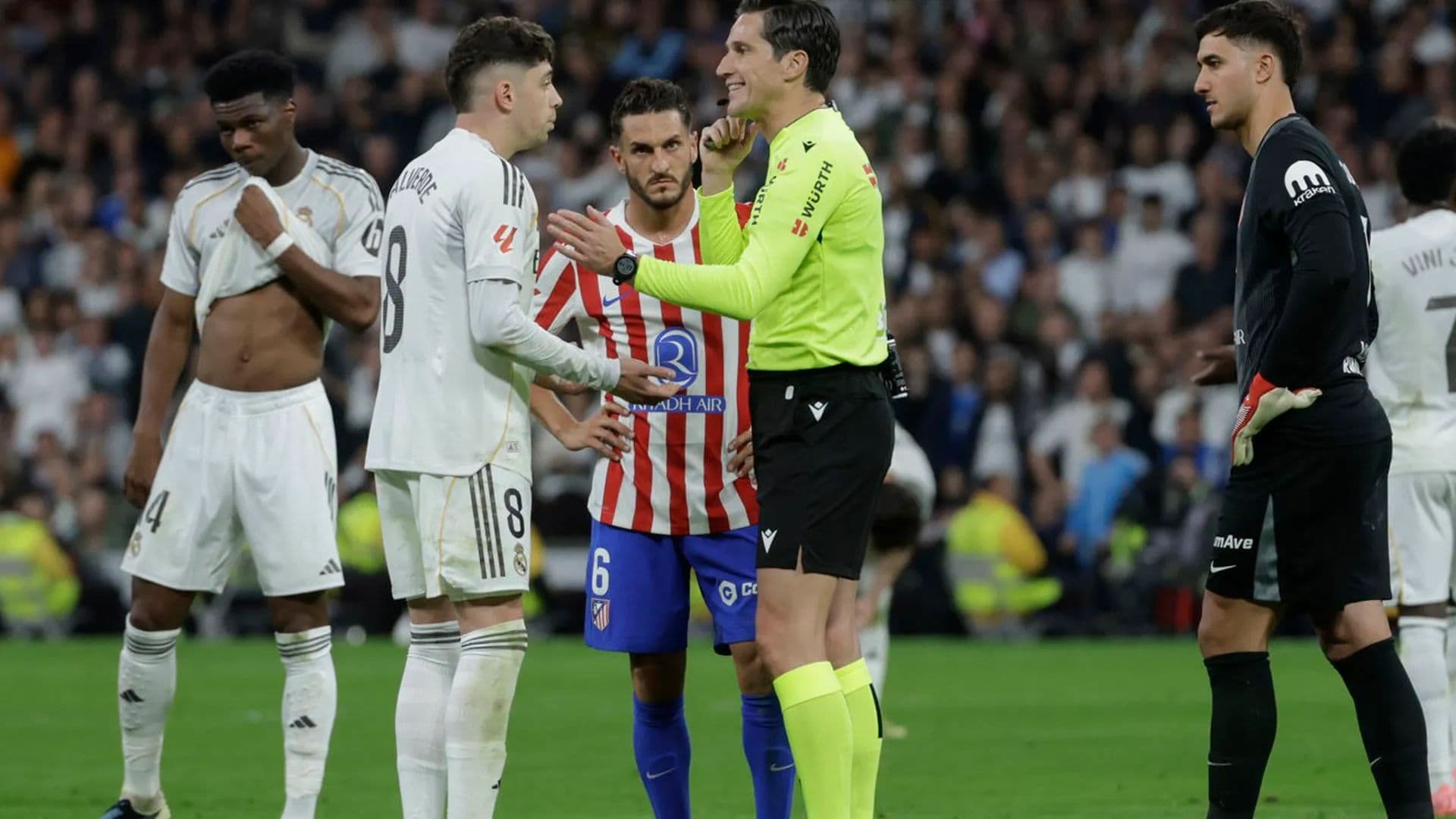 Revealed: What referee told Real Madrid manager Alvaro Arbeloa about Fede Valverde red card