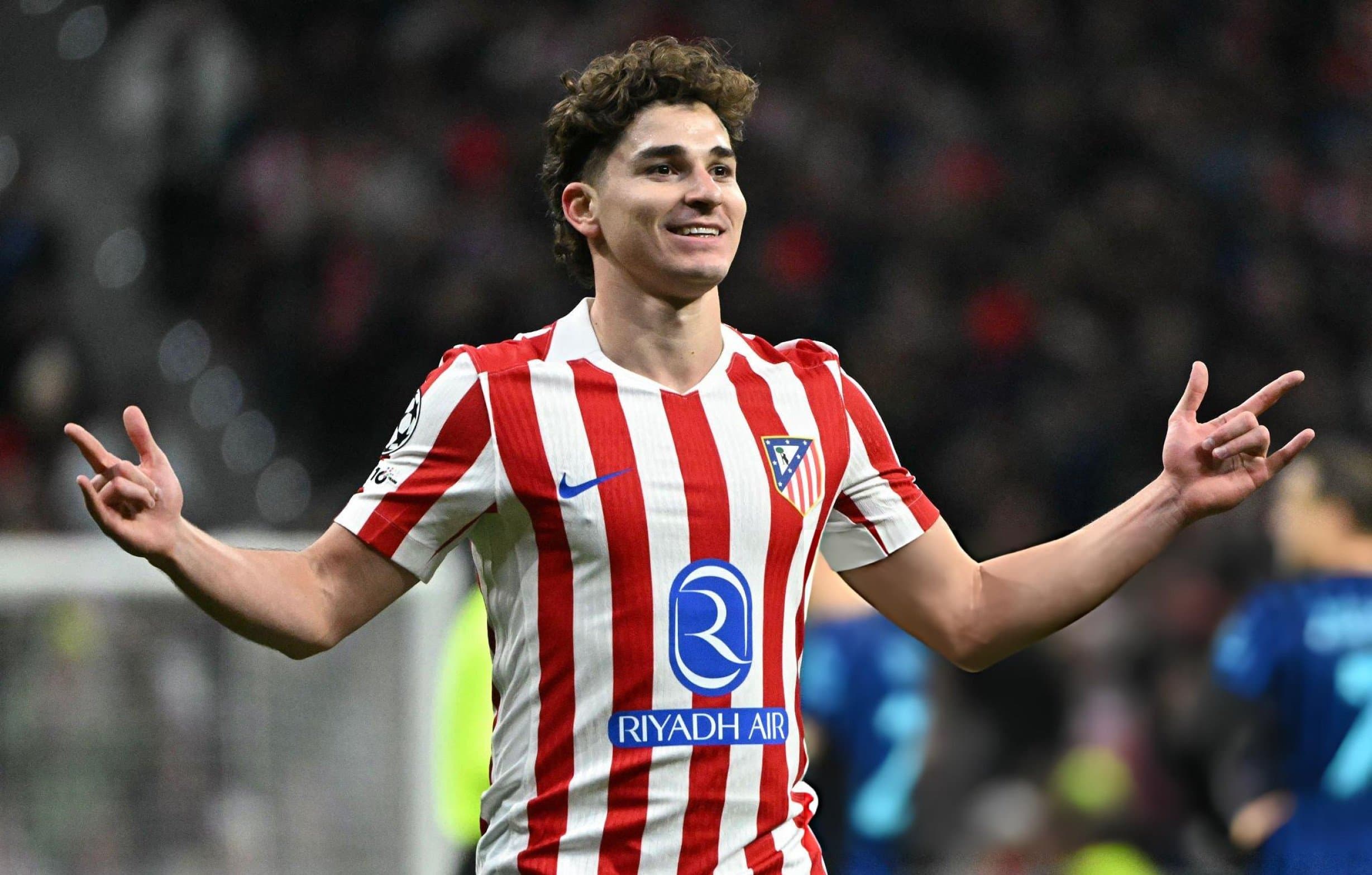 Arsenal’s Mikel Arteta and PSG’s Luis Enrique have spoken to Atletico Madrid forward Julian Alvarez