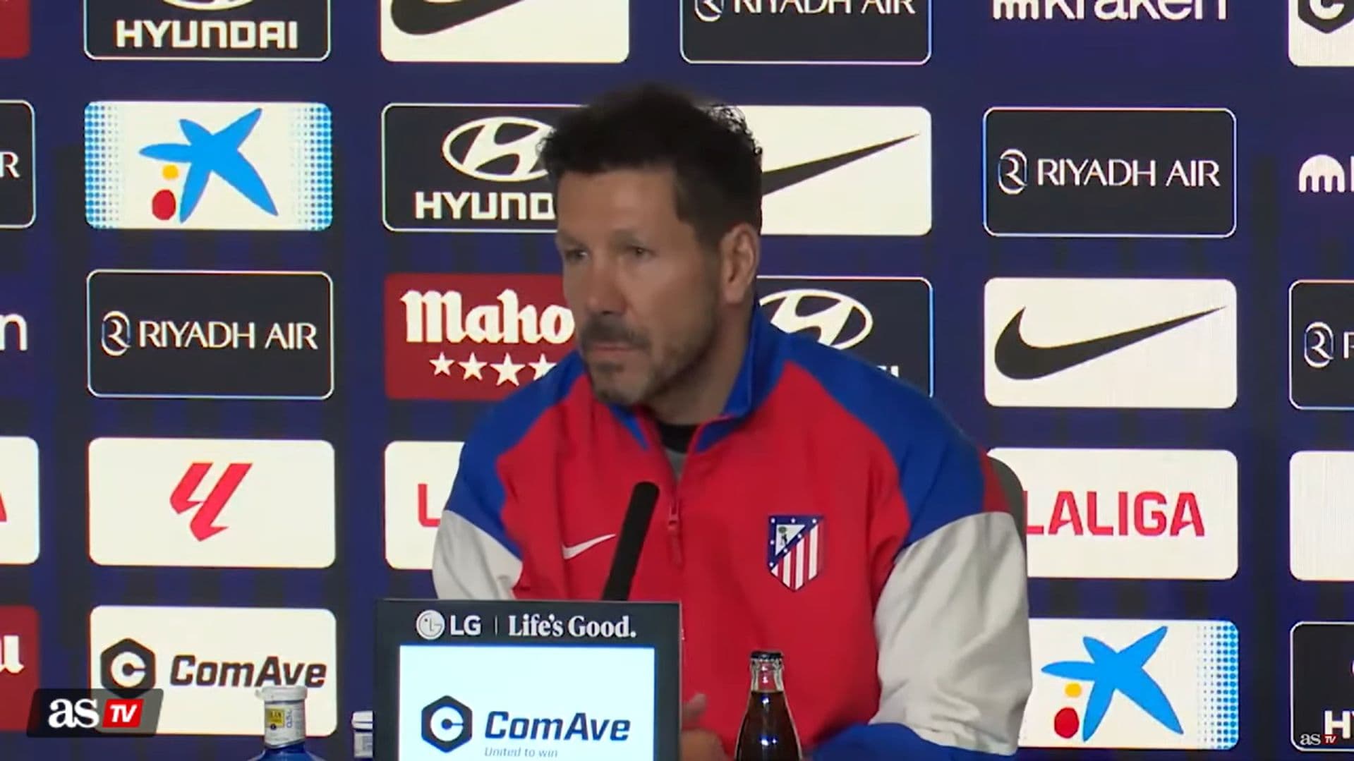 Atletico Madrid manager Diego Simeone – ‘It’s difficult to improve on the season’